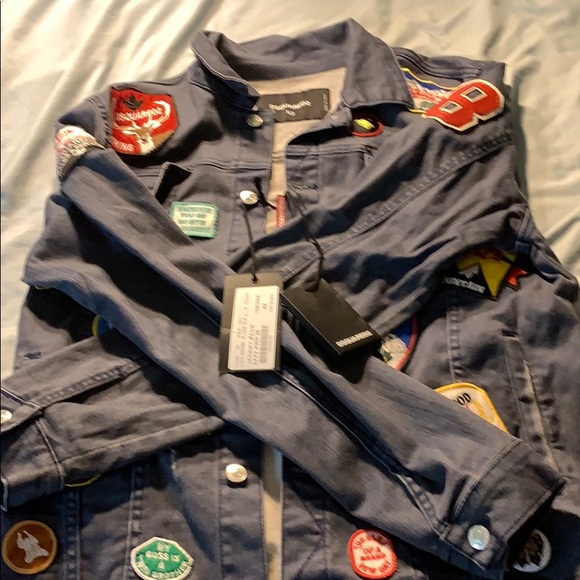 Distressed Dsquared jean jacket - Picture 7 of 7